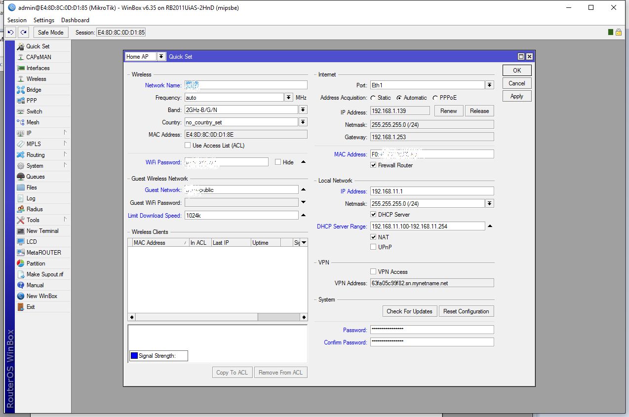 What is the alternative to OpenVPN in MikroTik?