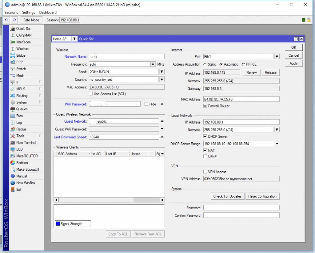 Схема mikrotik rb2011