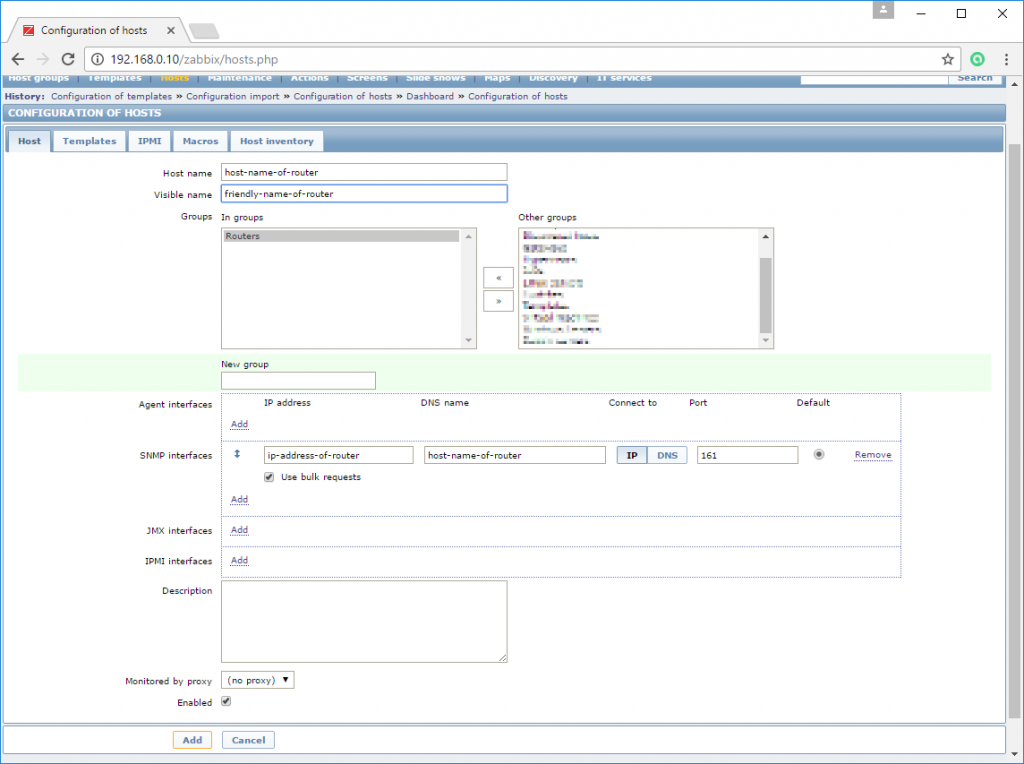 Mikrotik monitoring using zabbix – qlr